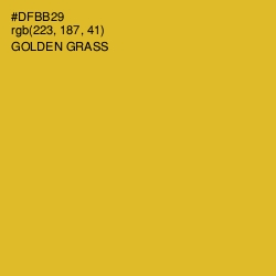 #DFBB29 - Golden Grass Color Image